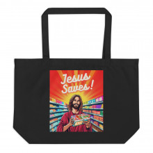 Grocery Shopping Jesus Tote – Large